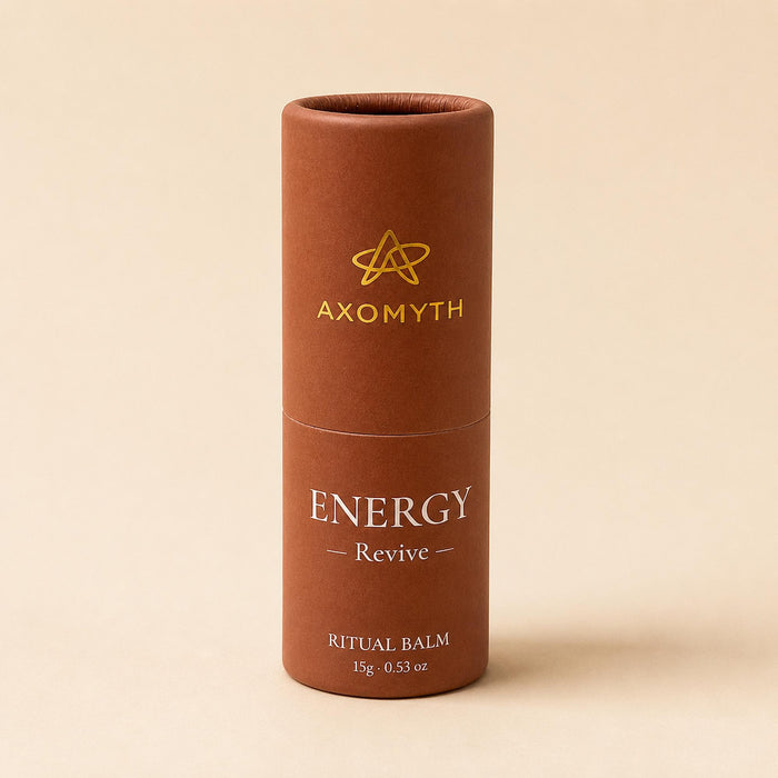 AXOMYTH ENERGY ritual balm — front label view