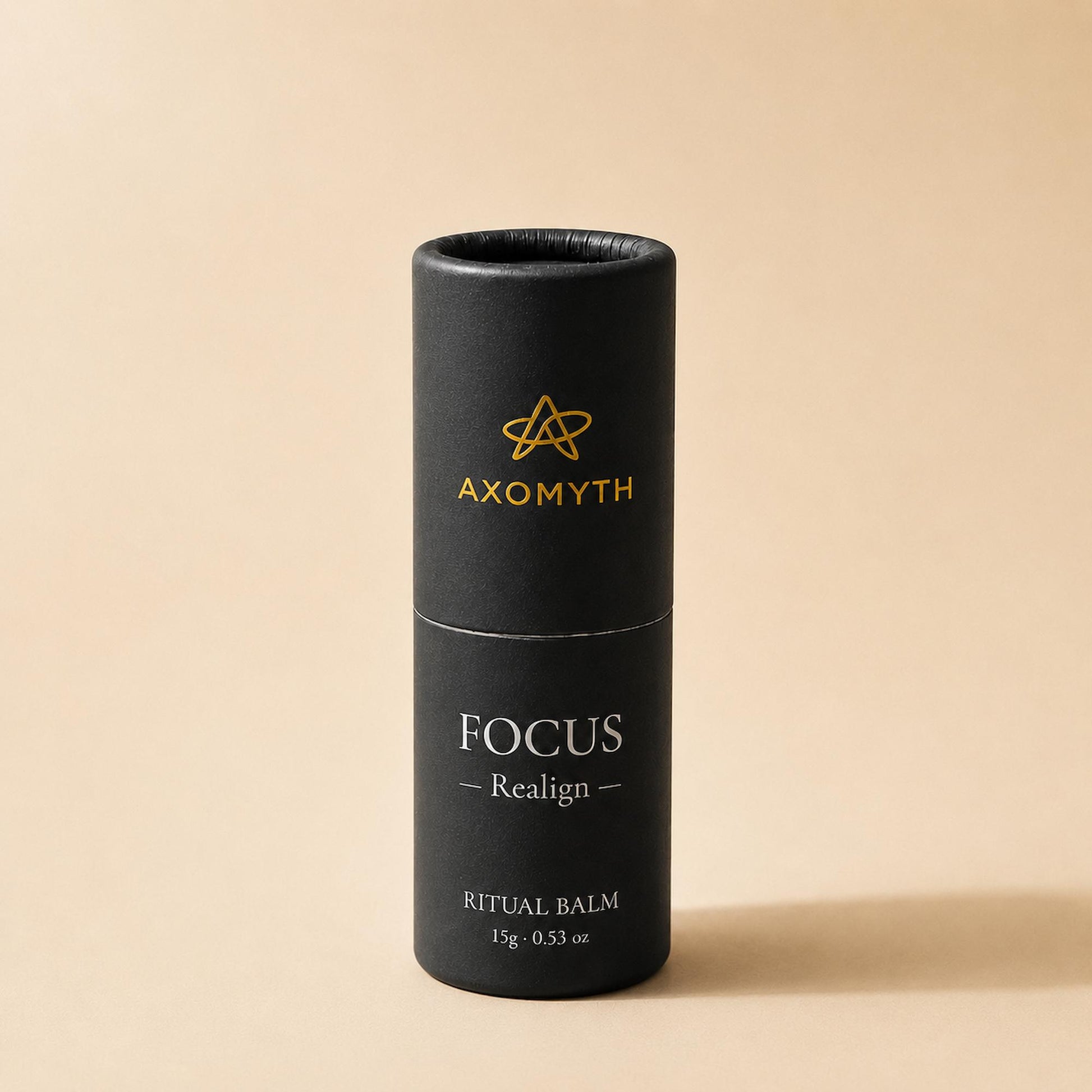 AXOMYTH FOCUS ritual balm — front label view