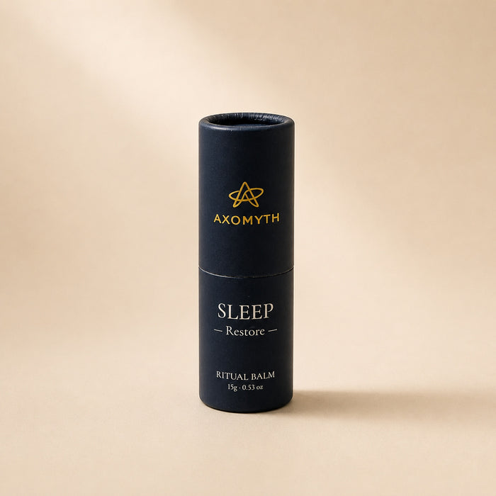 AXOMYTH SLEEP ritual balm — front label view
